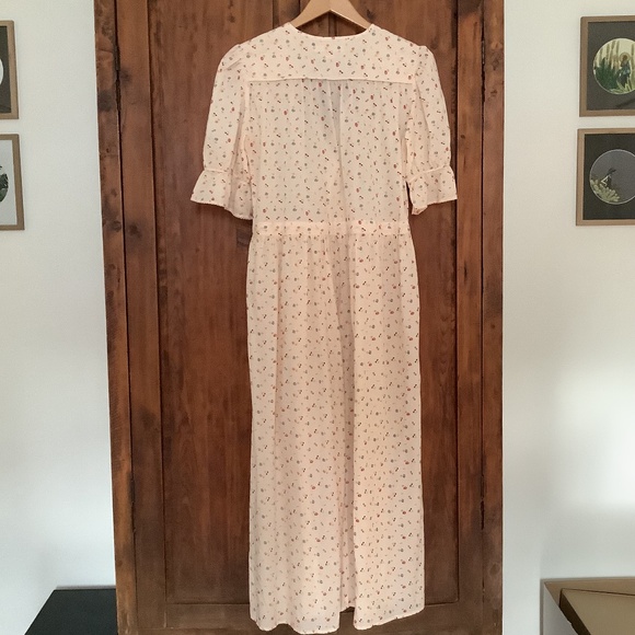 Christy Dawn Della Dress in Carnelian Aster Garden - Picture 4 of 10